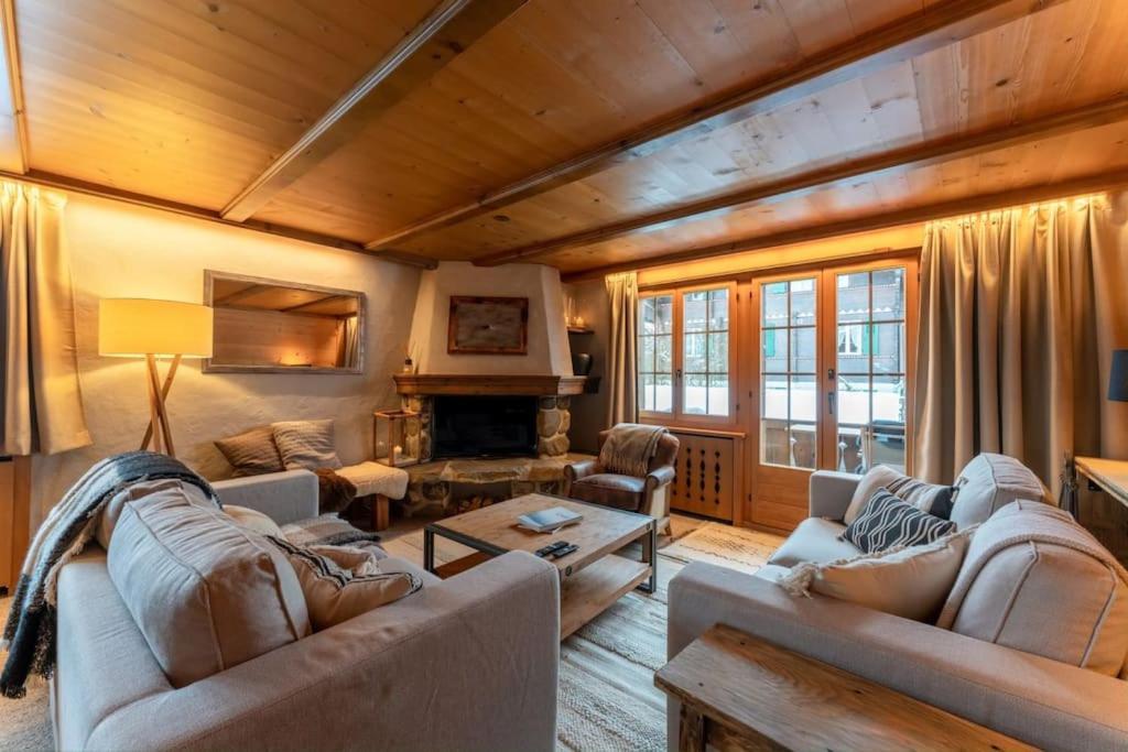 Charming Alpine Apartment Gstaad Kültér fotó