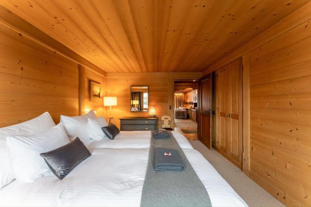 Charming Alpine Apartment Gstaad Kültér fotó