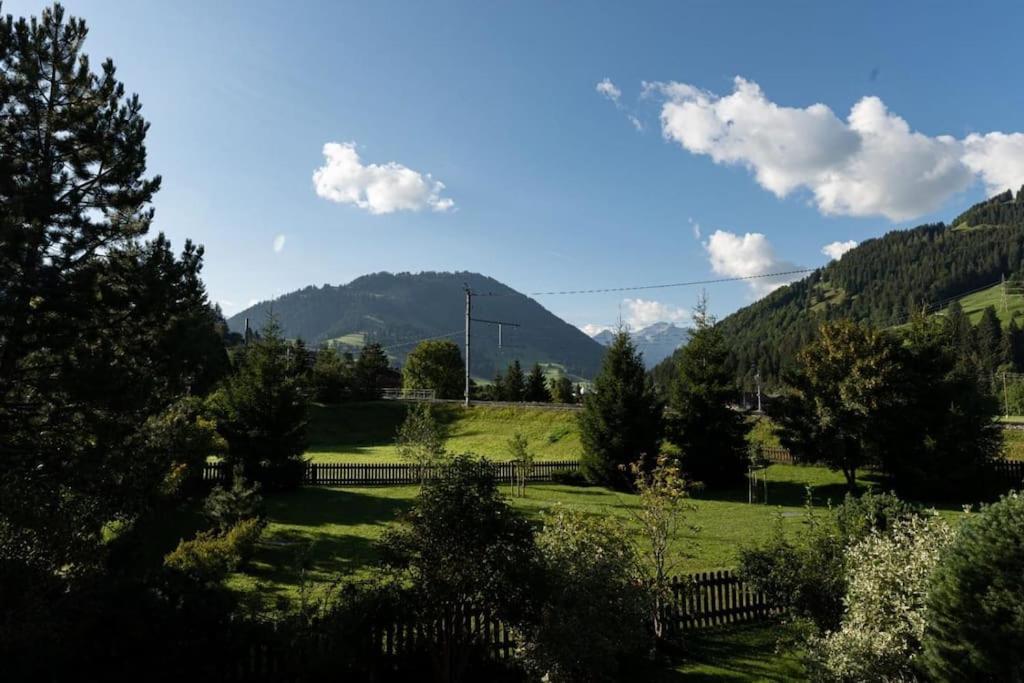 Charming Alpine Apartment Gstaad Kültér fotó