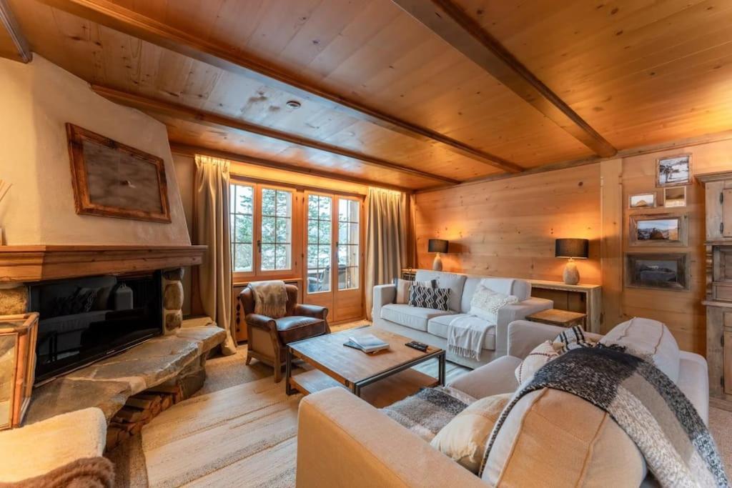 Charming Alpine Apartment Gstaad Kültér fotó